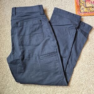 Men's AKHG Alaskan Hardgear Cargo Pants 36x32 Blue Standard Fit